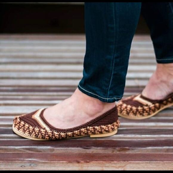 Poppy for Free People crocheted ballet flat NEW - Picture 12 of 12